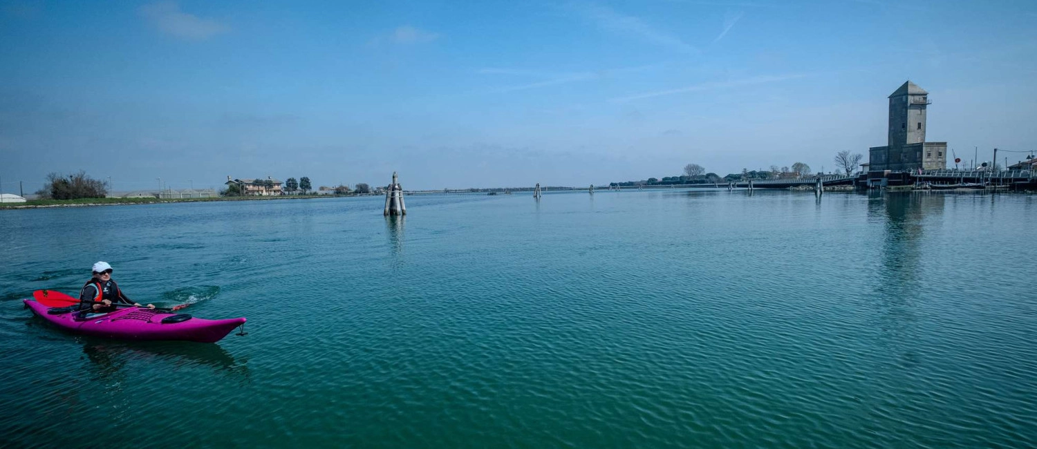 Kajaktouren in der Lagune von Venedig