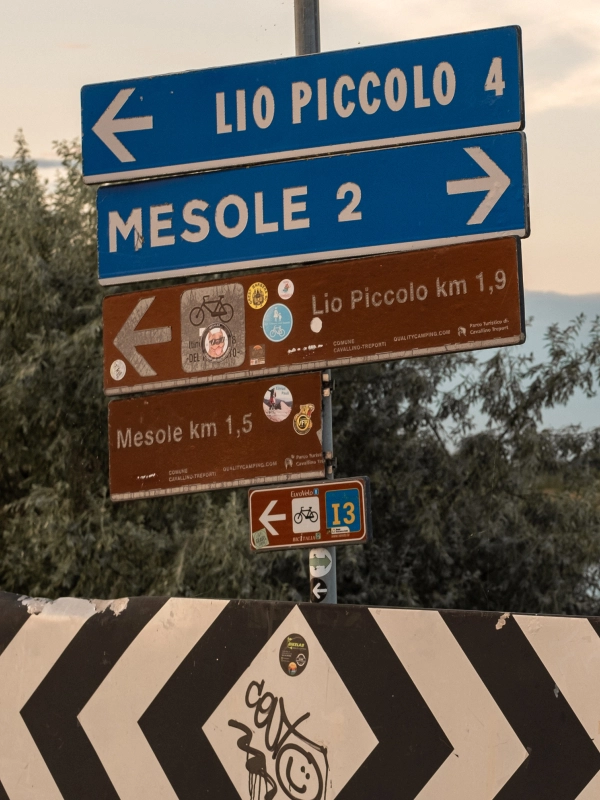 Fahrradtour zwischen Lio Piccolo und den Mesole in der Lagune von Cavallino Treporti