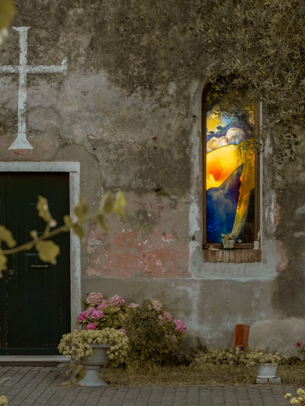 Die historische Kirche der Heiligsten Dreifaltigkeit in Saccagnana, Cavallino Treporti