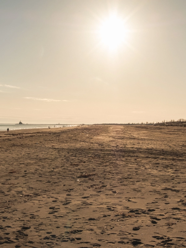Passeggiata lungo la spiaggia di Ca’ Savio, tra sabbia e laguna